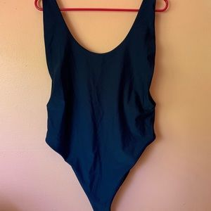 Aerie AEO Swimsuit XL Long Navy Blue New with Tags